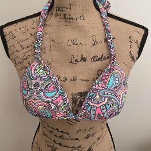 GB Colorful Paisley Bikini Top, size S/M